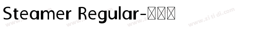 Steamer Regular字体转换